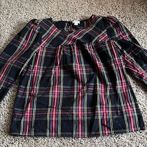 J. Crew Multicolor Plaid Shirt